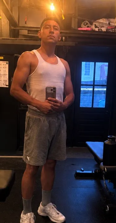 El mismo cliente después, 78 kg